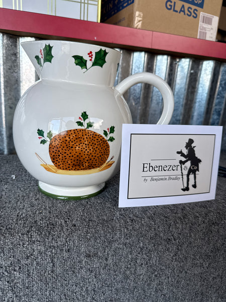 Ceramic Holiday Pitcher