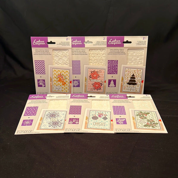 Crafter’s Companion Christmas Stencils S28